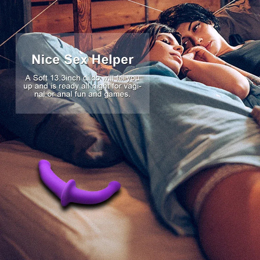 U-Shaped Double Dildo for Women and Couples